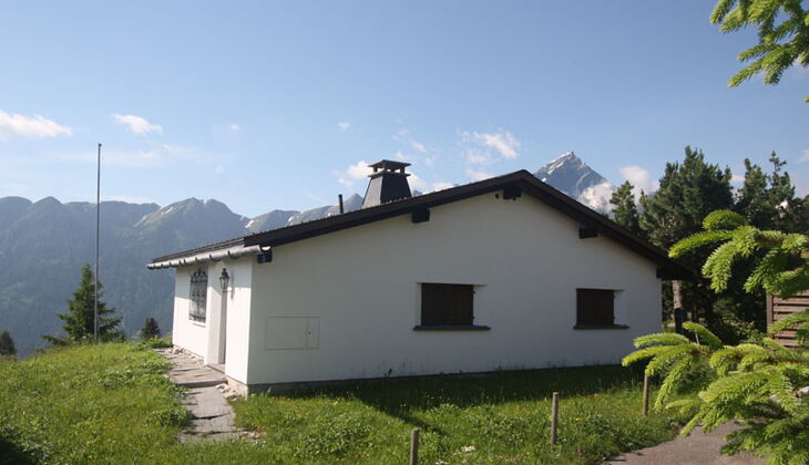 Bauernhaus mit Stall und Garten in Feldis