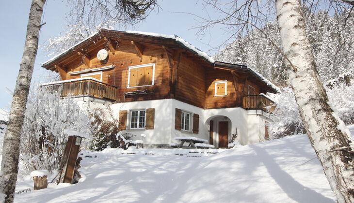Bauernhaus mit Stall und Garten in Feldis